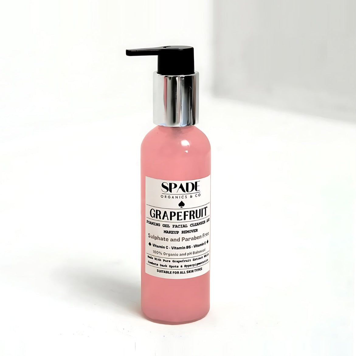 Grapefruit Foaming Gel Facial Cleanser & Makeup Remover