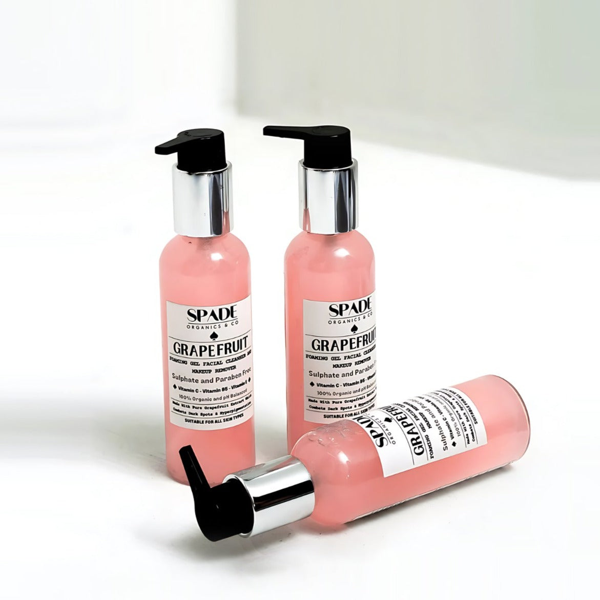 Grapefruit Foaming Gel Facial Cleanser & Makeup Remover