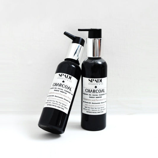 Charcoal Foaming Gel Facial Cleanser & Makeup Remover