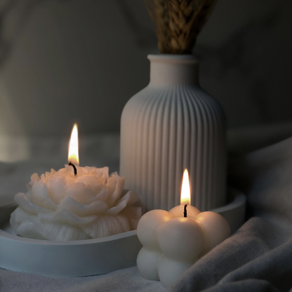 PEONY FLOWER CANDLE