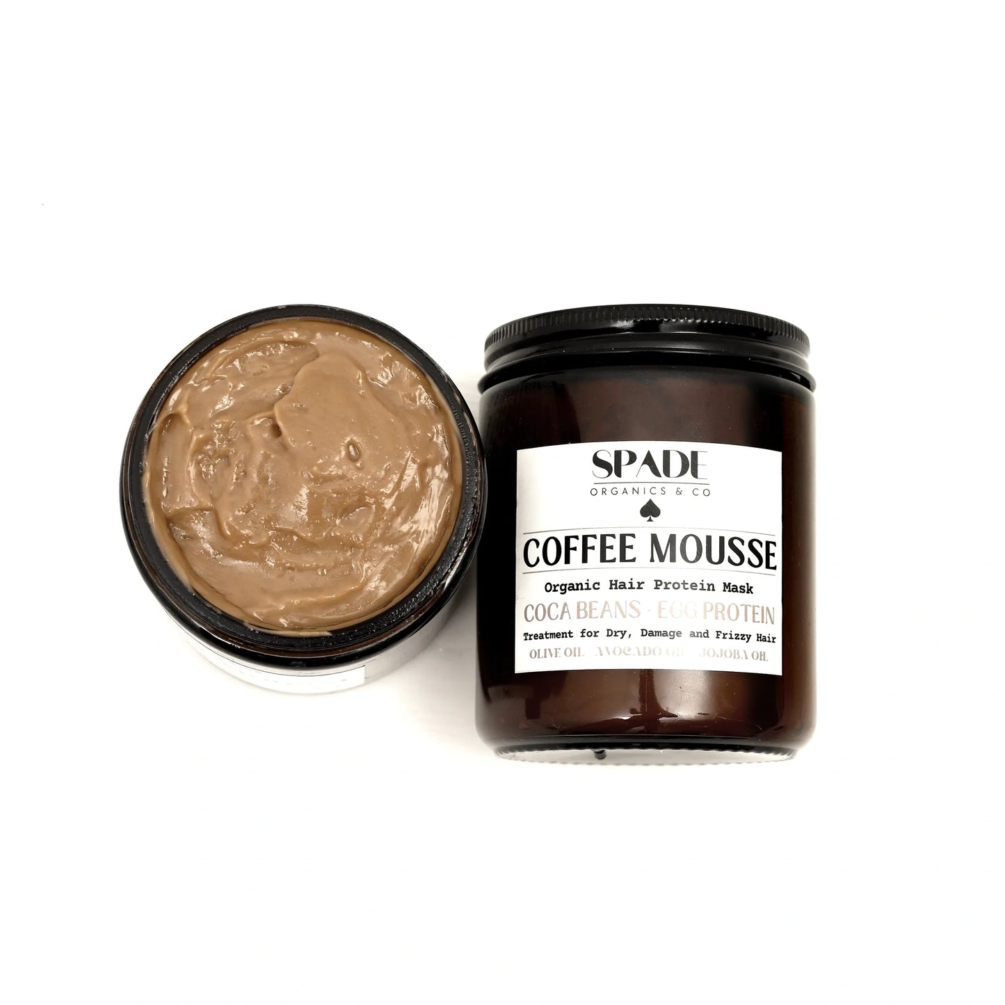 COFFEE MOUSSE (Natural - Organic Hair Protein Mask)