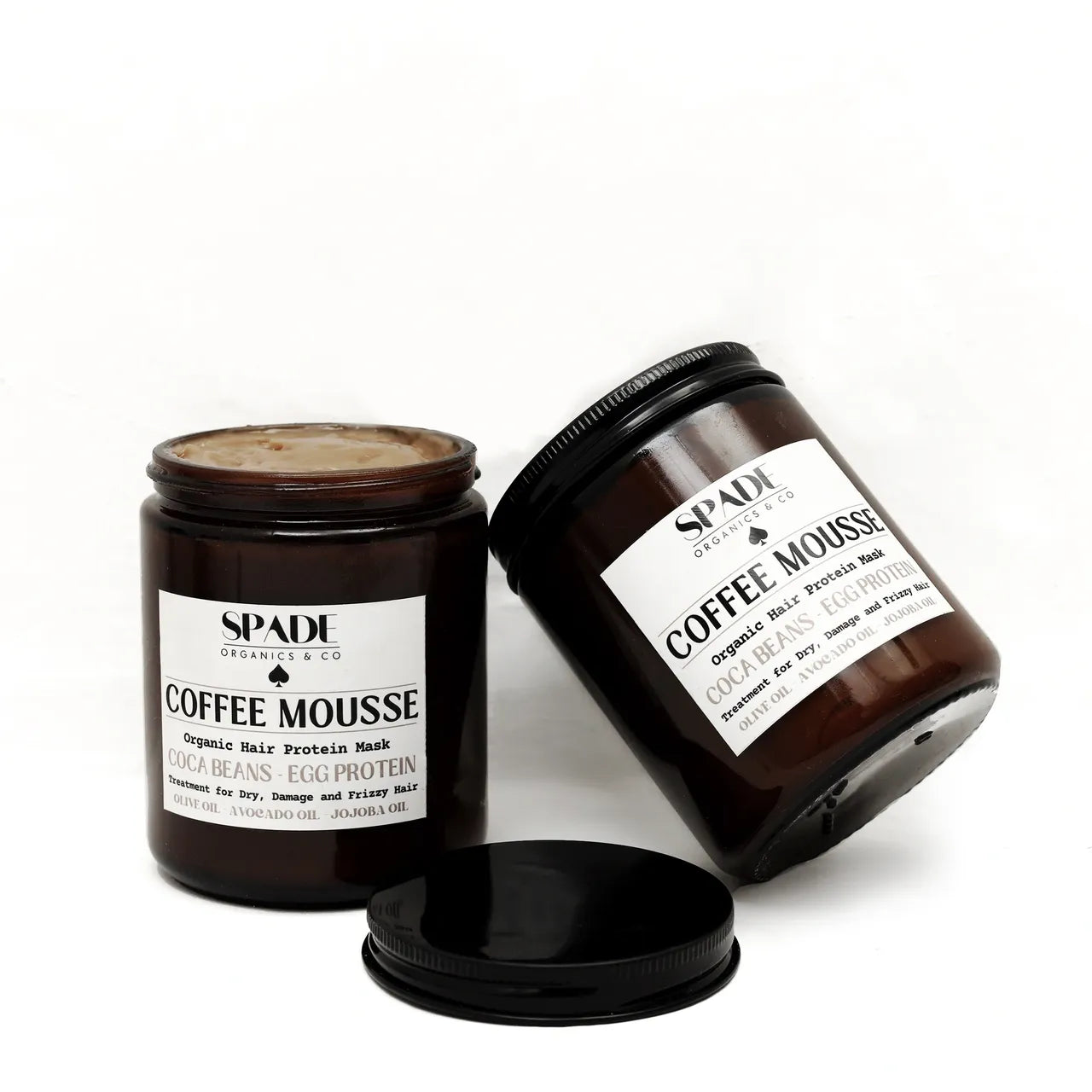 COFFEE MOUSSE (Natural - Organic Hair Protein Mask)