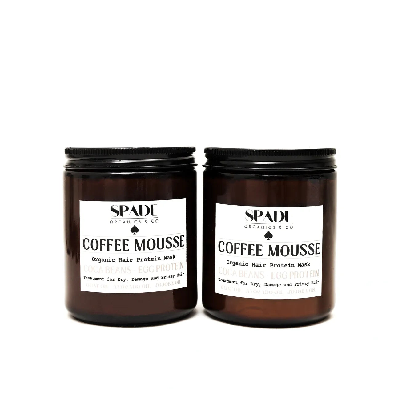 COFFEE MOUSSE (Natural - Organic Hair Protein Mask)